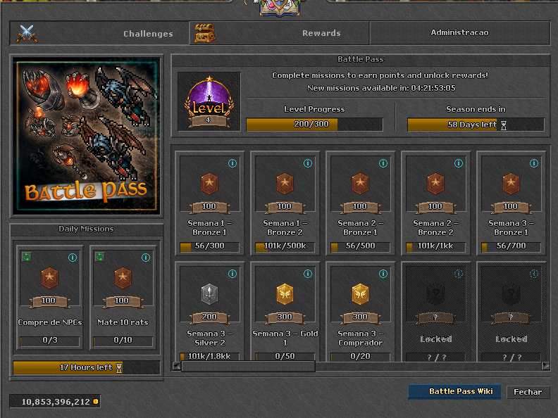Battle Pass TNT Server